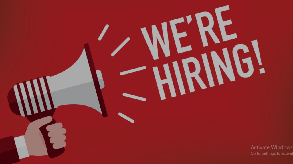 We are Hiring