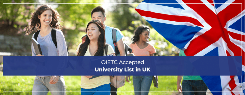 OIETC Accepted University List in UK